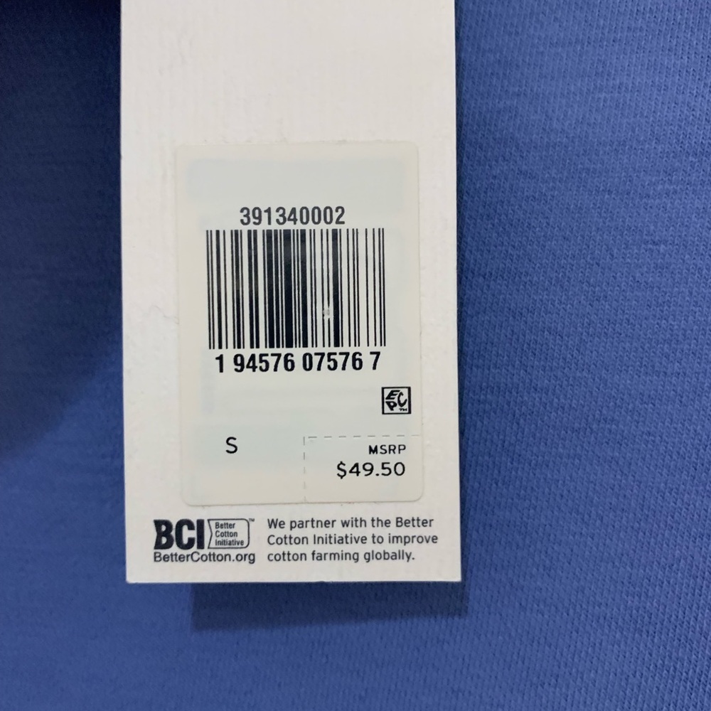 Levi's Relaxed Fit Blue Crewneck size S - Picture 3 of 5